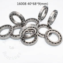 Bearing 1pcs 16008 40*68*9(mm) free shipping chrome steel High speed Mechanical equipment parts 2024 - buy cheap