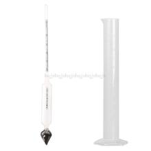 Hydrometer Tester measuring bottle Set Tools Alcoholmeter Alcohol Meter Wine Concentration Meter 0-50 hydrometer alcohol Tools 2024 - buy cheap