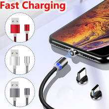 Cable magnético Micro USB Cable de carga rápida USB tipo C Cable de datos para Samsung para Xiaomi Redmi Android cargador para iPhone Cable 2024 - compra barato