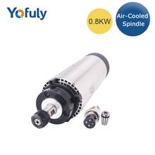 65mm 0.8kw Air cooled CNC Spindle Motor 220V 6A 24000RPM 800w Spindle Air Cooling CNC Router Spindle Motor For Engraving Milling 2024 - buy cheap