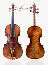 Copy of violin 4/4 violin Guarneri 1730  Old oil Good projection, open tone! Free case, bow, shipping! 2024 - buy cheap