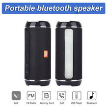 High-Power 40W Wireless Bluetooth Speaker Waterproof Column 3D Stereo Subwoofer USB/TF/AUX Portable Outdoor Music Center Player 2024 - buy cheap