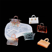 DIY Clay Epoxy Mold Silicone Resin Handbag Mold Silicone Fondant Bag Mould Mirror Uv Resin Pendant Mold Decoration Baking Tool 2024 - buy cheap