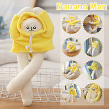 2021 Dolls Plush Toys Banana Man Dolls Yellow Korea попular Appea Changeable Doll Plush Toy Pillow Doll Dress Doll 40cm 2024 - buy cheap