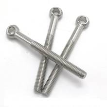 5pcs/lot m5 m6*20/25/30/35/40/45/50/60 stainless steel eye bolt stud articulated anchor bolt fasterners 2024 - buy cheap