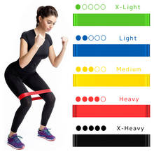 Elástico extensor para exercícios, faixa de borracha para treino físico, 0.3 a 1.1mm, para ioga, pilates, esporte, crossfit 2024 - compre barato