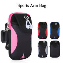 Universal Waterproof Sports Armband Bag With Headphone Hole Mobile Phone Bags Wrist Arm Bag For Outdoor Sport Climb Running 2024 - buy cheap