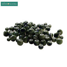 50pcs/lot 6 8 10mm Natural green blue ceramics Round hole Beads Braided Loose Bead for  DIY/Handmade Bracelet Necklace Jewellery 2024 - buy cheap
