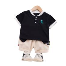 New Summer Children Casual Clothing Baby Boys Girls Cartoon T Shirt Shorts 2Pcs/sets Kid Infant Clothes Toddler Active Tracksuit 2024 - buy cheap