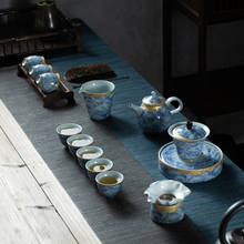 Qingyun cordão ue temundial de porcelana, conjunto completo de chá kung fu conjunto para viagem 2024 - compre barato