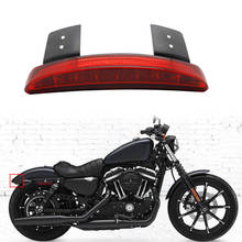Bike Motorcycle Lights Rear Fender Edge Red LED Brake Tail light Motocycle For Harley Touring Sportster XL 883 1200 Cafe Racer 2024 - buy cheap