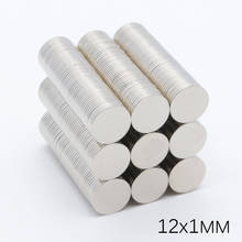 100pcs 12x1 mm N35 Super Strong Powerful Disc NdFeB Rare Earth Magnet 12 mm*1 mm Round Neodymium Magnets 12mm x 1mm 2024 - buy cheap