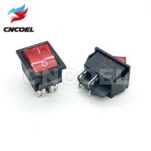 2pcs KCD4 Rocker Switch ON-OFF 2 Position 4 Pins Electrical equipment With LED Light Power Switch 16A 250VAC/ 20A 125VAC 2024 - buy cheap