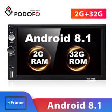 Podofo 2Din Car Radio 7 inch Android Radio GPS Navigation WiFi Auto Radio Bluetooth Video MP5 Player Support Rear View Camera 2024 - buy cheap