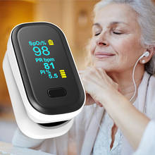 Oxímetro de Dedo Digital OLED para el hogar oxímetro de pulso PR SpO2, medidor de saturación de oxígeno en sangre Sensor de frecuencia cardíaca medidor de oxigeno en sangre 2024 - compra barato