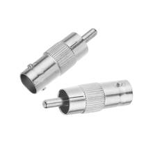 2Pcs/lot BNC Female to RCA Male Coax Cable Connector Coupler Adapter for CCTV Camera Audio Camera security Surveillance system 2024 - buy cheap