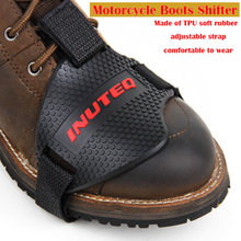 Protector negro para zapatos de motocicleta, Protector para botas de cambio de marchas 2024 - compra barato