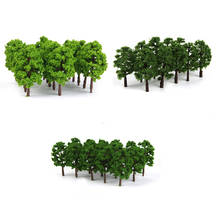 60 peças modelos de árvores, acessórios de fabricação de floresta, escala 1/150 8cm, trem, ferroviário, cenário dimixer ou layout 2024 - compre barato