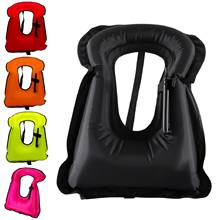 Children Kids Float Inflatable Swimming Life Vest Adjustable Strap Water Safety Rescue Jacket for Snorkeling Drifting Fishing 2024 - buy cheap