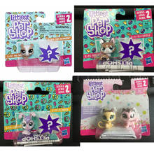 Hasbro Littlest Pet Shop набор игрушек LPS мини кошка собака экшн-фигурки животных игрушки Коллекционная Домашние животные магазин глухая коробка детская игрушка-сюрприз 2024 - купить недорого