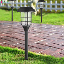 1/10PCS-Solar-Lights-Outdoor-LED-Solar-Garden-Pathway-Street-Light-Warm-White/Coloful-Paisaje-luz-para-césped/Patio/pasarela 2024 - compra barato