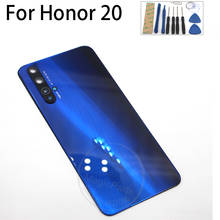 Back Cover For Huawei Honor 20 Spare Parts Back Battery Cover Door Housing + Flash cover + camera lens 2024 - buy cheap