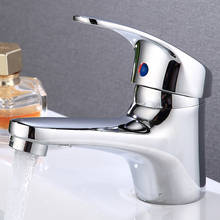 Bathroom Faucet Zinc Alloy Basin Faucet Deck Installation Sink Single Cold Single Handle Faucet Corrosion Resistant Faucet 2024 - buy cheap