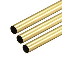 uxcell 3 Pcs Brass Round Tube 300mm Length 9.5mm OD 0.2mm Wall Thickness Seamless Straight Pipe Tubing 2024 - buy cheap