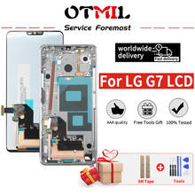 Otmil 6.1 "para lg g7 g710 display lcd painel da tela de toque digitador assembléia g710vmp g710em g7 thinq g710 display 2024 - compre barato