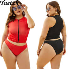 2020 New Women Bikinis Sets Swimwear Plus Size Swimsuit Larges Big  Black Soild Swim Bathing Suits Beachwear Wear For Famale 2024 - buy cheap