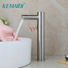 KEMAIDI  Automatic Sensor Faucet Black ORB Bathroom Basin Faucet Touch-Free Infrared Basin Hot & Cold Water Mixer Tap 2024 - buy cheap