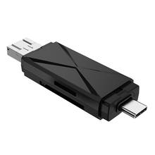 USB2.0 Multi-Card Reader for SDXC,SDHC,TF,SD,MMC,RS-MMC,Mini SDXC,Mini SD,Mini SDHC Card and UHS-I Cards Plug N Play 2024 - buy cheap