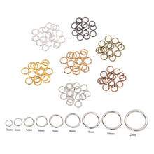 200pcs Round Split Rings Connectors 3 4 5 6 7 8 10 12mm Metal Jump Rings For Diy Jewelry Finding Making Accessories Supplies 2024 - buy cheap