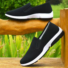 Casual Shoes Men Shoes 2020 Spring Breathable Loafers Black Chinese Old Beijing Cloth Shoes Male Driver Shoes Flats 2024 - buy cheap