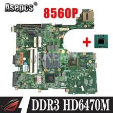 Asepcs 646967-001 para HP EliteBook 8560P 6560B Laptop Motherboard QM67 DDR3 HD6470M tarjeta de vídeo totalmente probada 2024 - compra barato