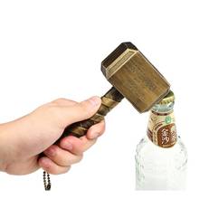 2021 Creative  Beer Bottle Openers Multifunction Hammer Of Thor Shaped Beer Corkscrew Long Handle Beer Bottle Opener 2024 - buy cheap