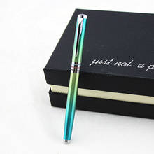 Wingsung pluma estilográfica de lujo con diseños de tinta, bolígrafos de papelería de metal de 0,38mm/0,8mm, suministros escolares de oficina 2024 - compra barato
