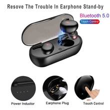 Bluetooth Earphones 5.0 Mini TWS Wireless Headset Touch Control Sport Stereo Cordless Earbuds with Charging Box 2024 - buy cheap
