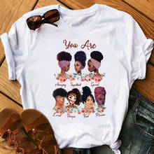 Hot Melanin queen You are graphic tees women black girl magic t-shirt femme summer black lives matter t shirt dope educated tops 2024 - buy cheap