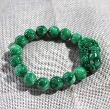 Pulseira de jade da da cerveja, pulseiras pixiu para homens e mulheres 2024 - compre barato