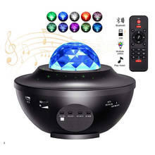 New IR Remote Control Led RGB Mini Stage Light DJ KTV Disco Laser Light Music star Ball Lamp Wireless 6W 2024 - buy cheap