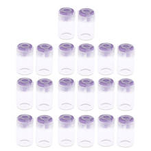 20Pcs Mini Glass Bottles Round Cute With Stopper Little Tiny Jars Vials 5ml 2024 - buy cheap