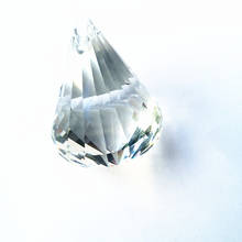 Top Quality Transparent Dia40x52mm K9 Crystal Diamond Shape Chandelier Prism/ Crystal Curtain Pendants/ Crystal Chandelier Parts 2024 - buy cheap