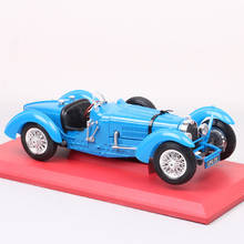 Bburago-coche de carreras clásico Retro para niños, escala 1/18, Bugatti tipo 51, vehículo de juguete fundido a presión, regalo en miniatura, 1934 2024 - compra barato