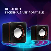 Portable Computer Speaker USB Power Music Player Amplifier Loudspeaker Stereo Sound Box For Desktop PC Laptop Wired Speaker 2024 - buy cheap