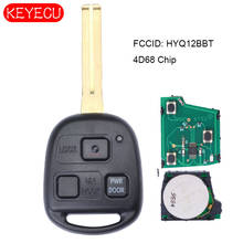 KEYECU-llave remota Fob, 3 botones, Chip 4D68 para Lexus RX350 ES330 RX330 RX400h FCC: HYQ12BBT 2024 - compra barato