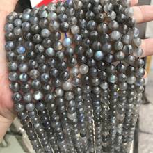 3mm 4mm Natural Labradorite Stone Beads Fit Bracelet Necklace Round Loose Stone Beads For Jewelry Making DIY Strand 15'' 2024 - buy cheap