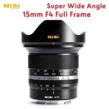 Nisi-lente de câmera f4 15mm, armação completa, lente super grande angular mf, para sony e, canon rf, nikon z, fujifilm x mount, câmera sem espelho 2024 - compre barato