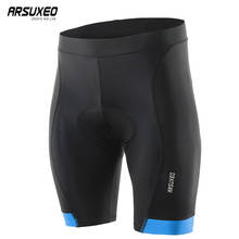 ARSUXEO-pantalones cortos de ciclismo para hombre, con almohadilla 3D de Gel, a prueba de golpes, para bicicleta de montaña, 2019 2024 - compra barato
