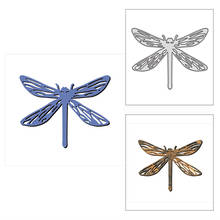 New 2021 Dainty Dragonfly Insect Metal Cutting Dies for DIY Scrapbooking and Card Making Decorative Embossing Craft No Stamps 2024 - buy cheap